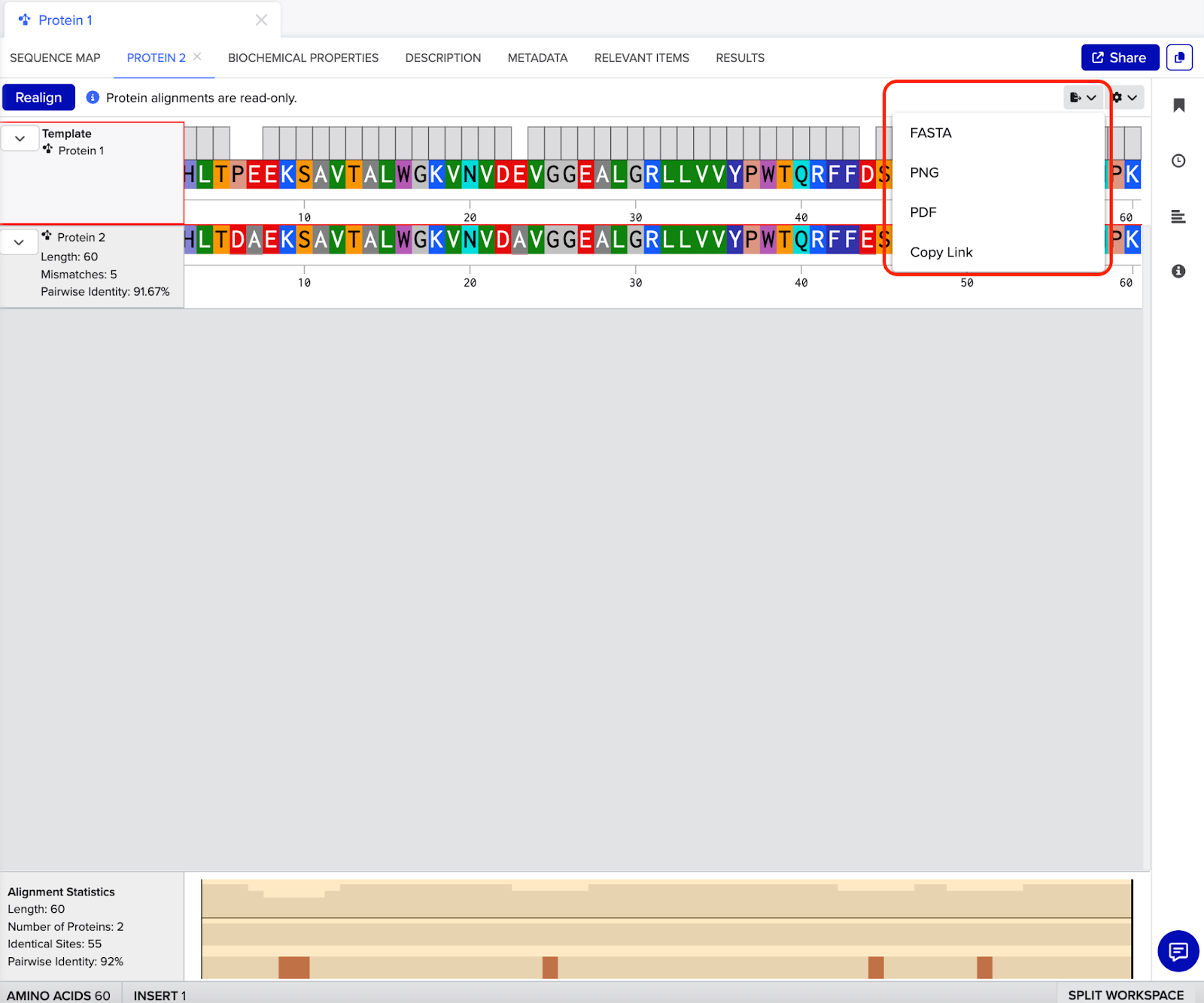 How To Create Alignments Benchling