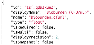 Adding display precision to result schema via JSON